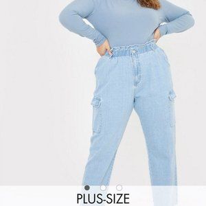 In The Style Plus Cargo Pocket Jean